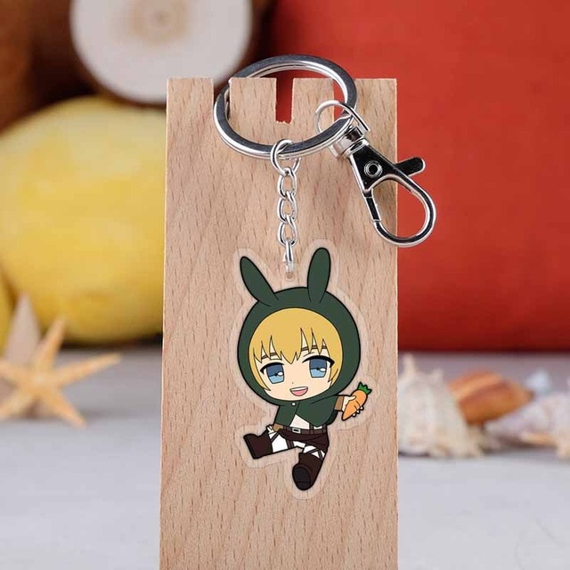 2019 New Arrival Attack on Titan Japanese anime figure acrylic mobile phone charms keychain strap keyring 13.jpg 640x640 13 - Attack On Titan Shop