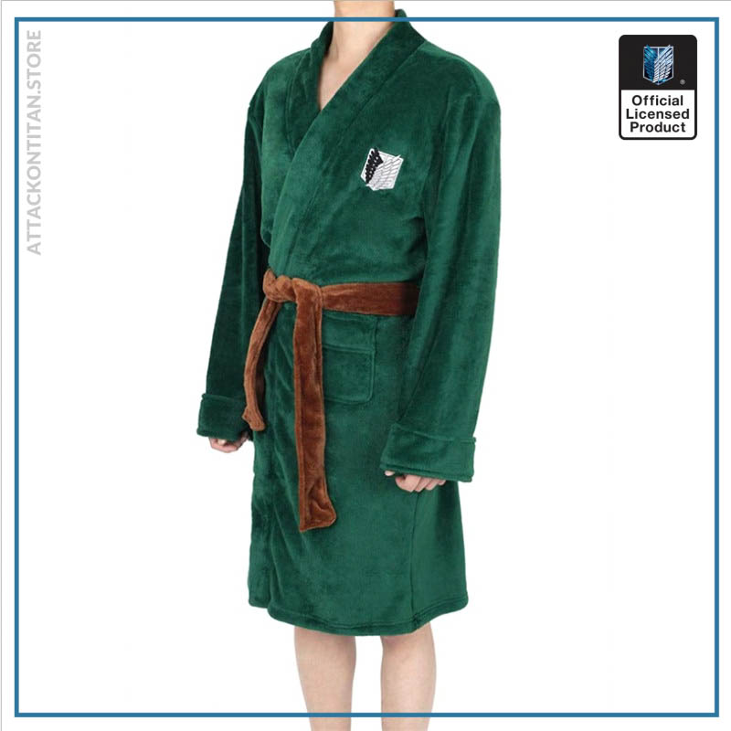 2020 Anime Attack on Titan cosplay Levi Ackerman Wings of Liberty Jumpsuit pajamas Bathrobe Flannel adult 3 - Attack On Titan Shop