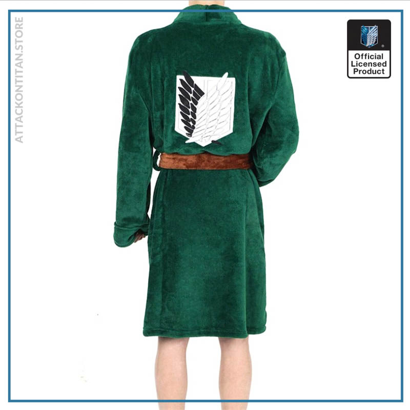 2020 Anime Attack on Titan cosplay Levi Ackerman Wings of Liberty Jumpsuit pajamas Bathrobe Flannel adult 4 - Attack On Titan Shop