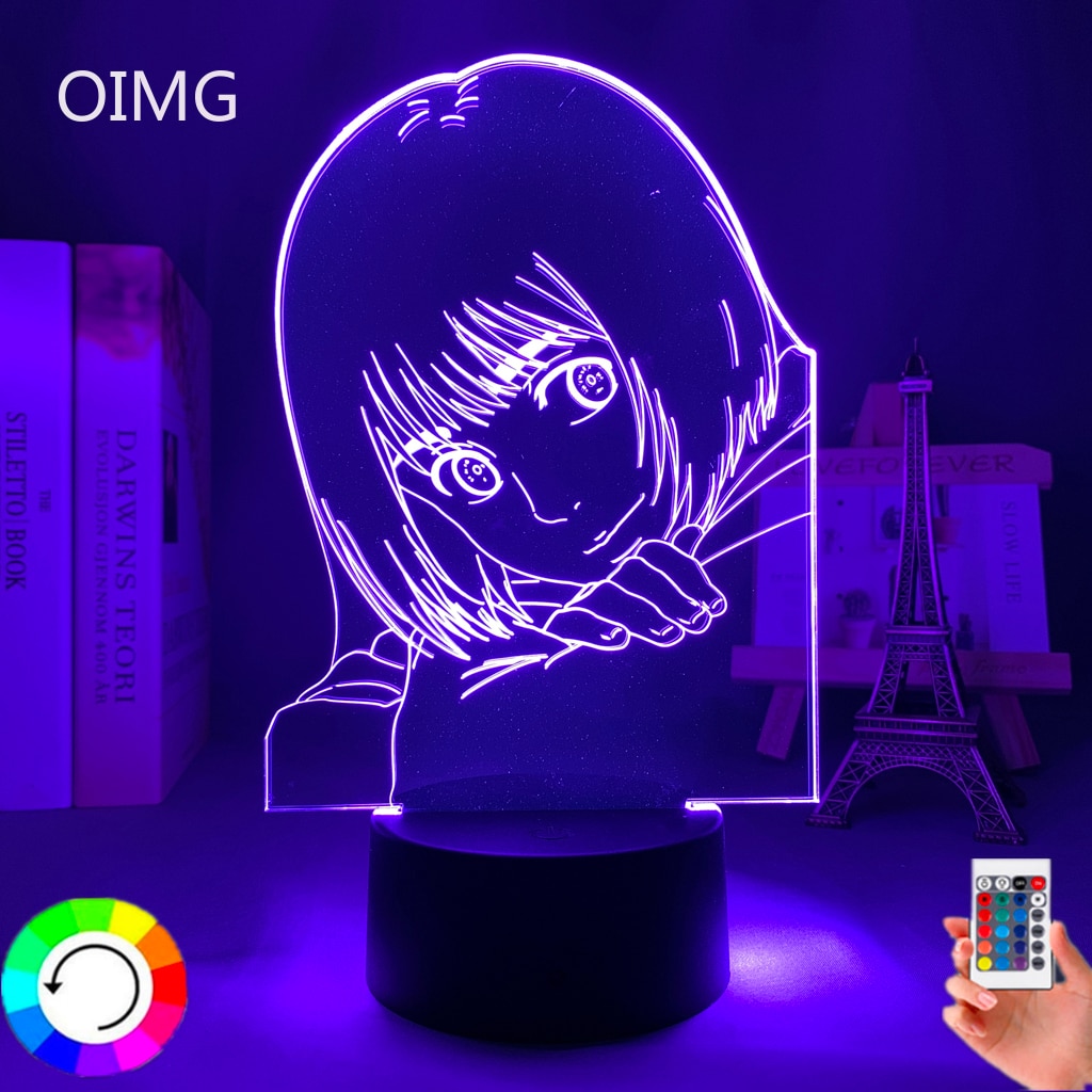 3d Lamp Anime Attack on Titan Armin Arlert for Bedroom Decorative Light Kids Birthday Gift Attack - Attack On Titan Shop