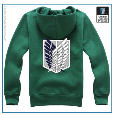 6 Colors Anime Attack on Titan Cosplay Costume Scouting Legion Hoodie Allen Hooded Coat Jacket for 2 - Attack On Titan Shop