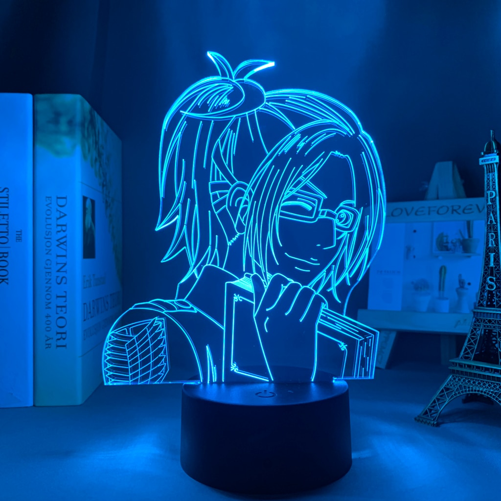 Anime 3d Light Attack on Titan Hange Zoe Lamp for Home Decor Birthday Gift Manga Attack 1 - Attack On Titan Shop
