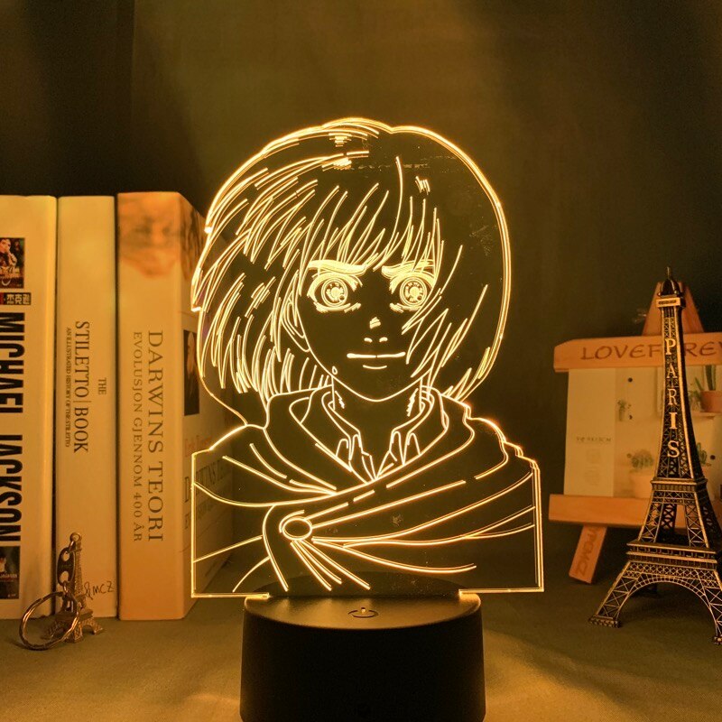 Anime Attack On Titan 3d Lamp Armin Arlert Light For Bedroom Decoration Kids Gift Attack On 7 - Attack On Titan Shop