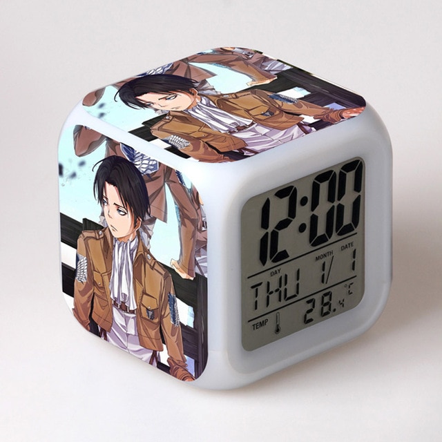 Anime toy Attack On Titan Ackerman 7 Colors Change Touch light Alarm Clock Action Figures for 15.jpg 640x640 15 - Attack On Titan Shop