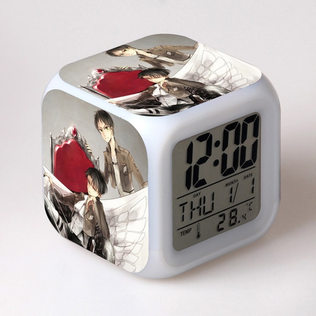 Anime toy Attack On Titan Ackerman 7 Colors Change Touch light Alarm Clock Action Figures for 16.jpg 640x640 16 - Attack On Titan Shop