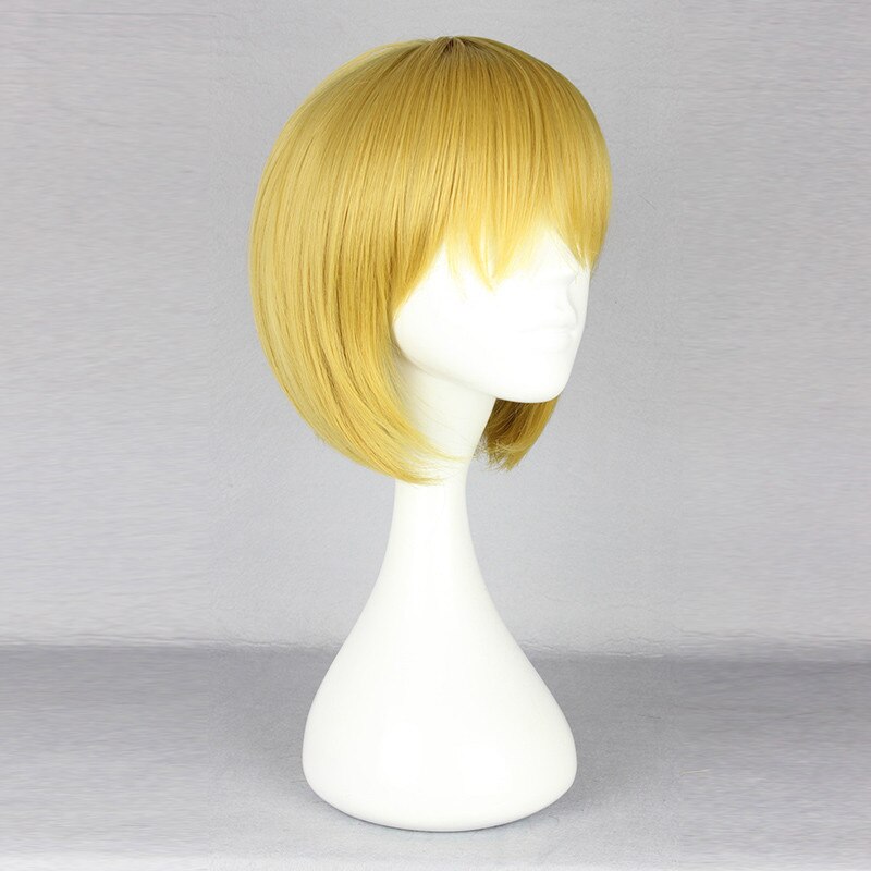 Attack on Titan Armin Arlert Cosplay Wig Blond Hair with Bangs Heat Resistance Hair Yellow Wig 1 - Attack On Titan Shop