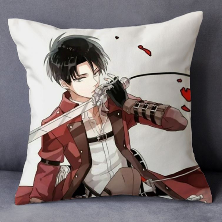 Attack on Titan Levi Ackerman The same two dimensional pillow birthday gift funny pillow Seeing my - Attack On Titan Shop