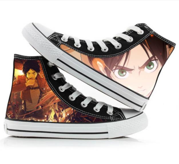 Attack on Titan cos shoes canvas shoes casual comfortable men and women college Anime cartoon student 11.jpg 640x640 11 - Attack On Titan Shop