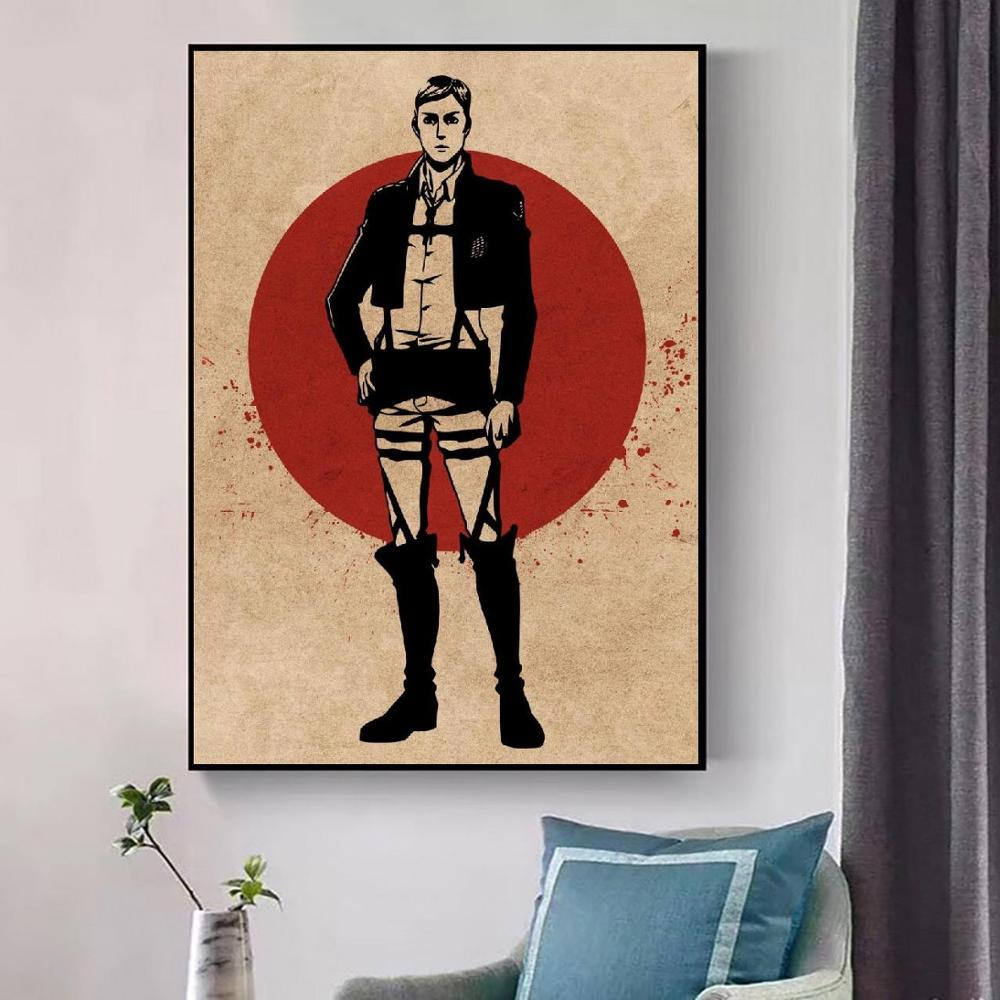 Erwin Smith Anime Art Canvas Poster Print Home Decor Painting No Frame 1 - Attack On Titan Shop