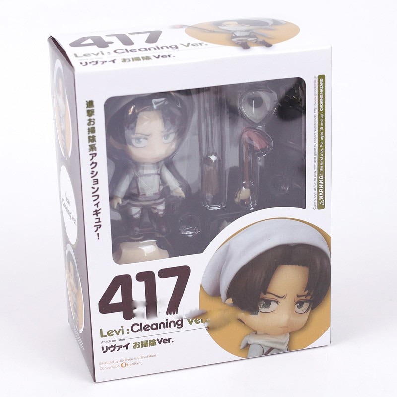 Gsc390 Levi Clay Doll Attack On Titan Action Model Toys For Children Eren Yeager Levi Ackerman 4 - Attack On Titan Shop