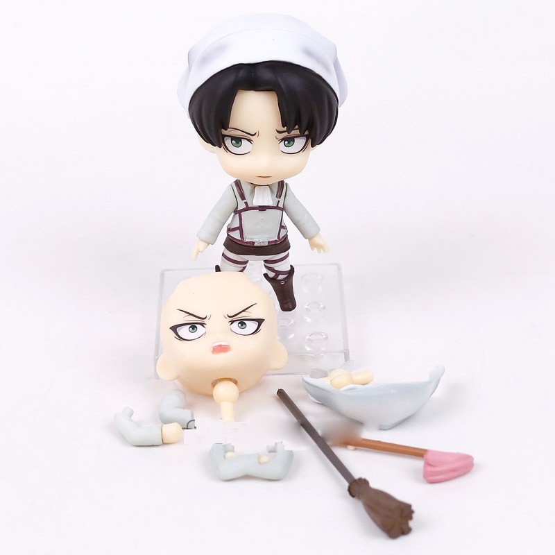 Gsc390 Levi Clay Doll Attack On Titan Action Model Toys For Children Eren Yeager Levi Ackerman 5 - Attack On Titan Shop