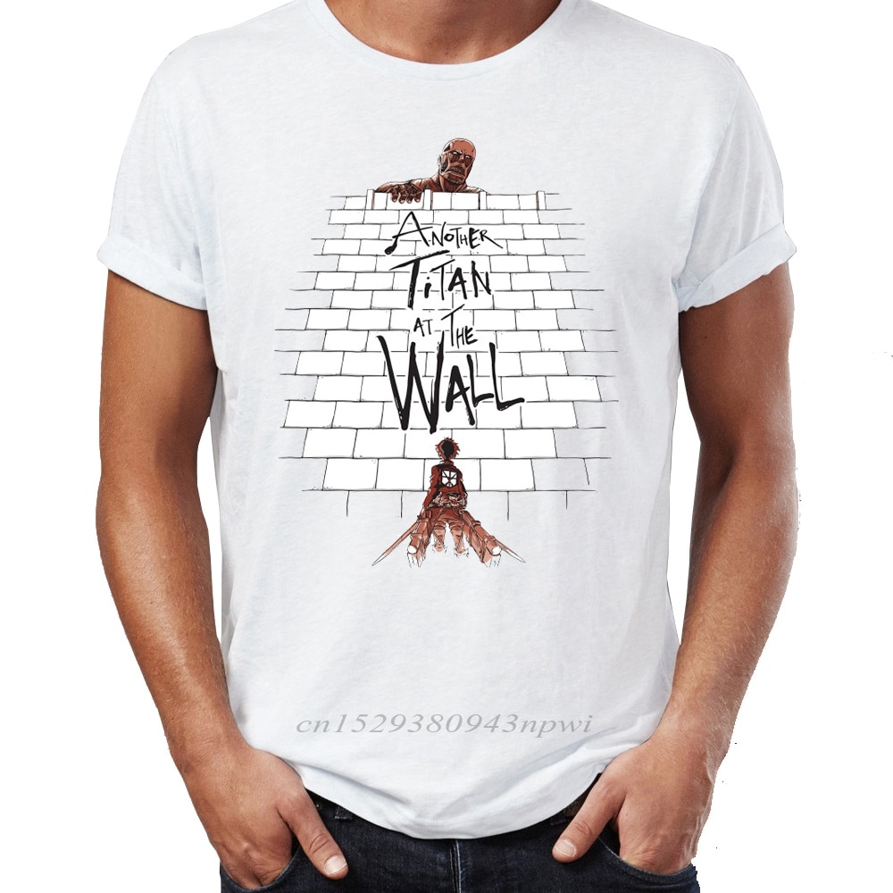 Men s T Shirt Attack on Titan The Wall Awesome Artwork Printed Mens Tshirt Hip Hop - Attack On Titan Shop