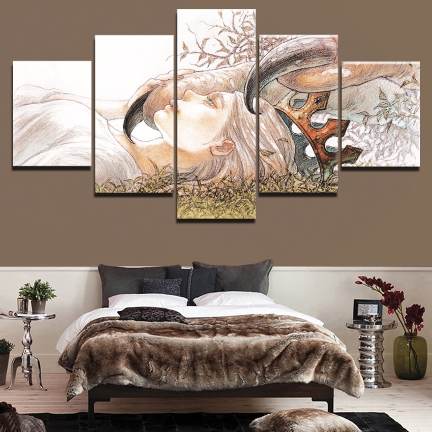 Modern HD Printed Painting On Canvas Home Decoration Modular Pictures Framework 5 Panels Historia Reiss Poster - Attack On Titan Shop