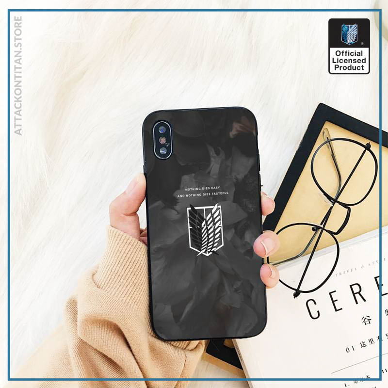 Yinuoda attack on titan DIY Printing Phone Case cover Shell For iPhone 11 8 7 6 1 - Attack On Titan Shop