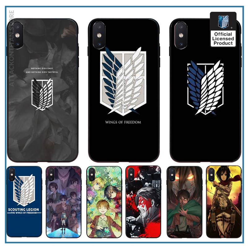 Yinuoda attack on titan DIY Printing Phone Case cover Shell For iPhone 11 8 7 6 - Attack On Titan Shop