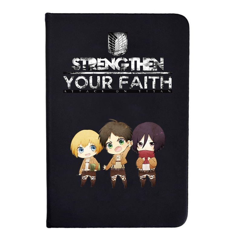 anime attack on titan notebook note pad for students school supplies 14x9 5cm 21 - Attack On Titan Shop