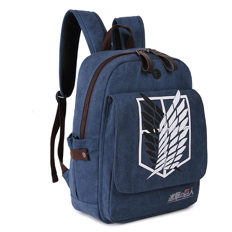 attack on titan backpack men women canvas japan anime printing school bag for teenagers travel bags mochila galaxia bp0153 6 - Attack On Titan Shop