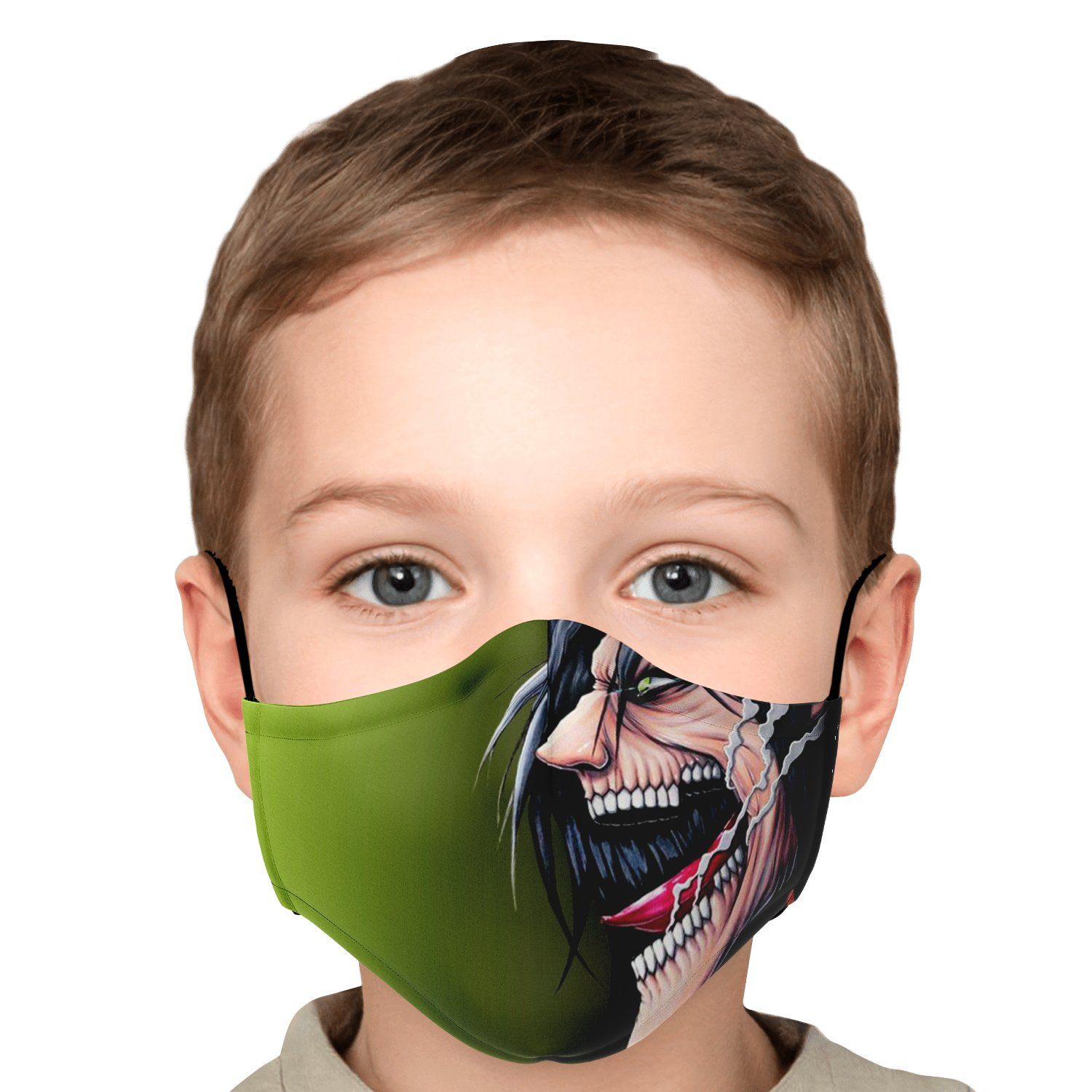 jaw titan v4 attack on titan premium carbon filter face mask 724543 - Attack On Titan Shop