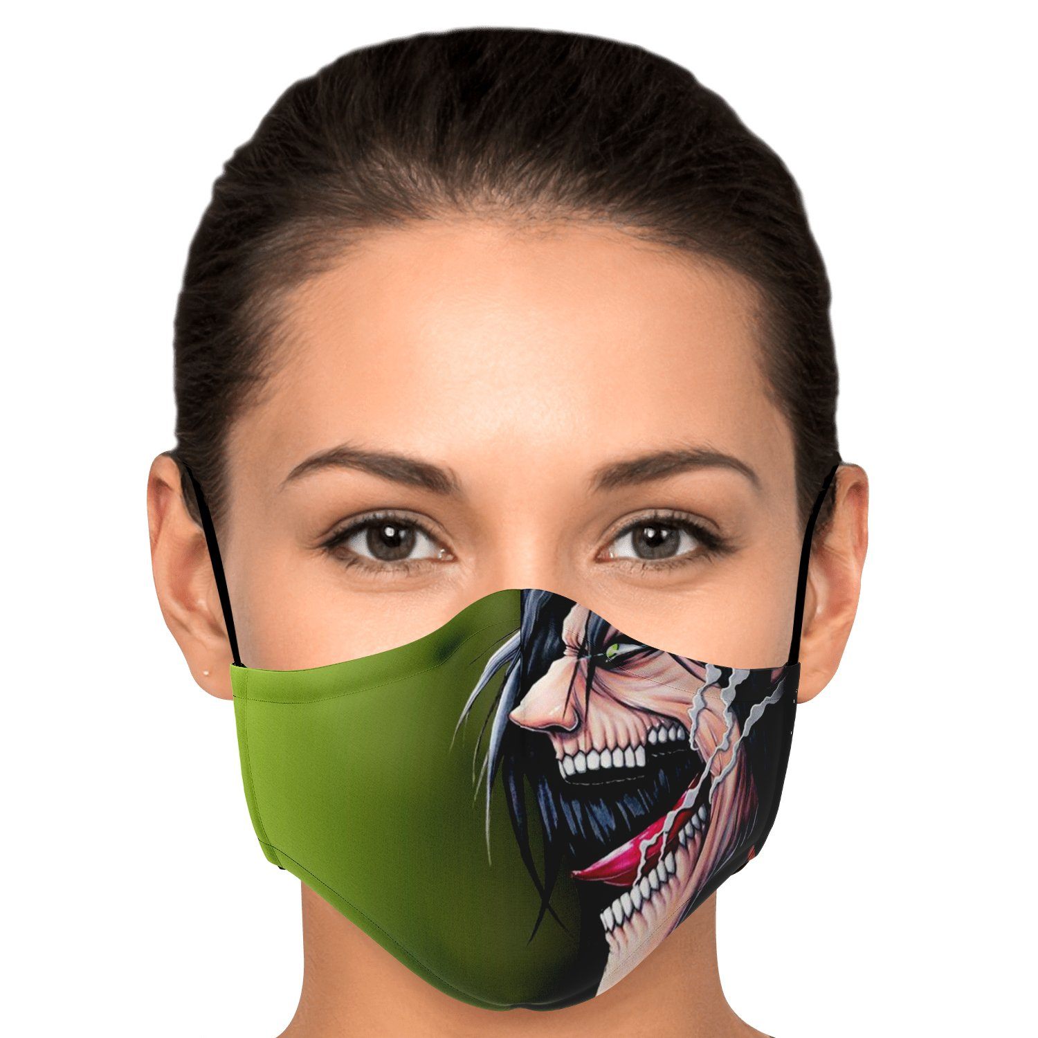 jaw titan v4 attack on titan premium carbon filter face mask 911373 - Attack On Titan Shop