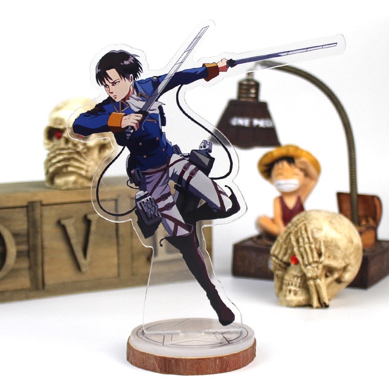 Attack on Titan Anime Figure Acrylic Stand Model Toy Levi Ackerman Action Figures Decoration Anime Lovers 3 - Attack On Titan Shop