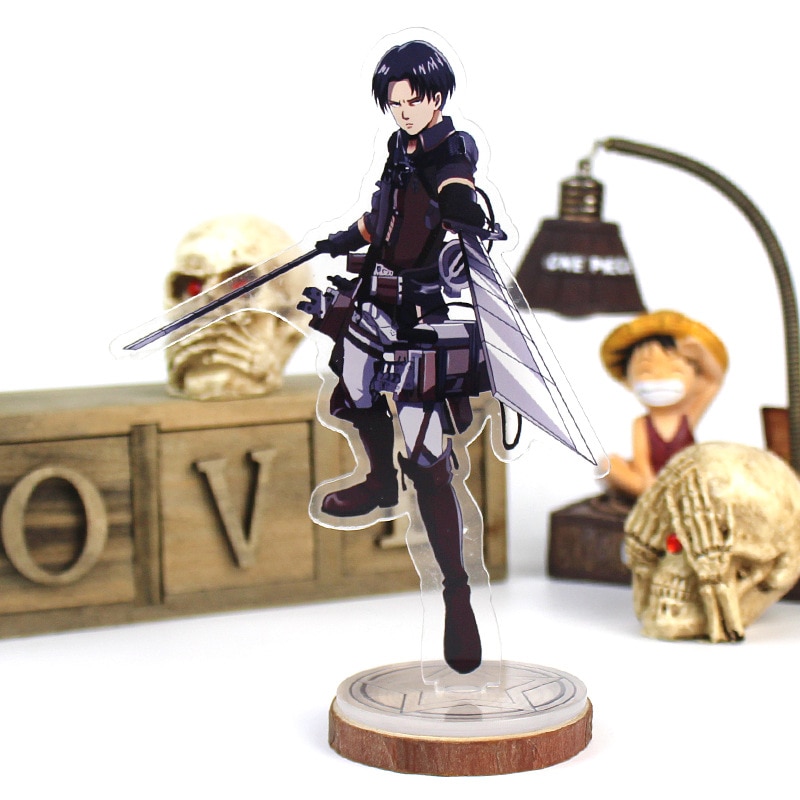 Attack on Titan Anime Figure Acrylic Stand Model Toy Levi Ackerman Action Figures Decoration Anime Lovers 4 - Attack On Titan Shop