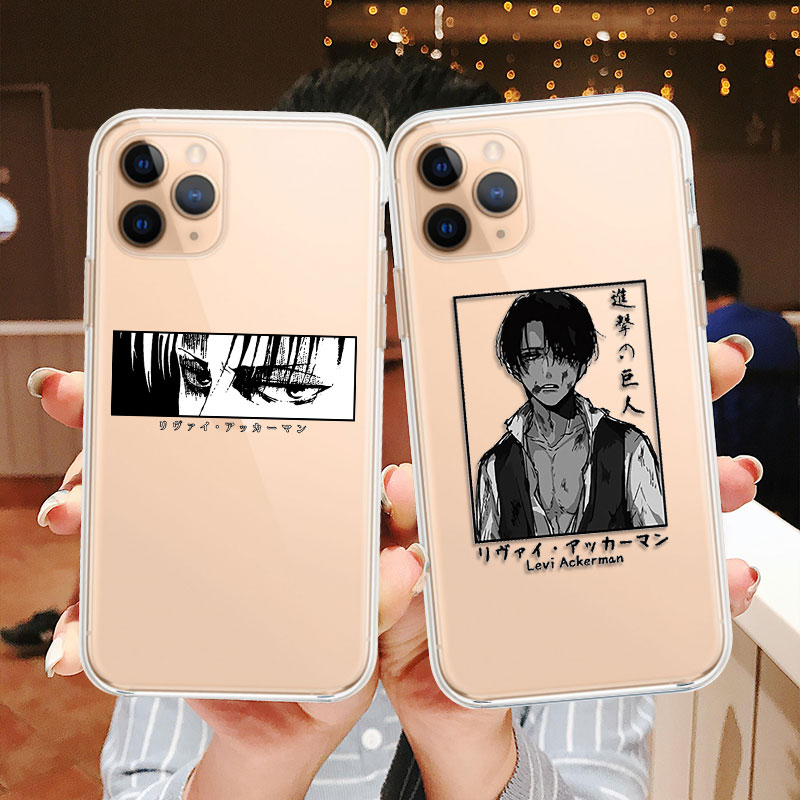 Funny Japanese Anime Phone Case for Iphone 13 12 11 Pro XS MAX 8 7 6S - Attack On Titan Shop